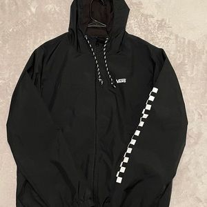 VANS Black and White Checkered Windbreaker